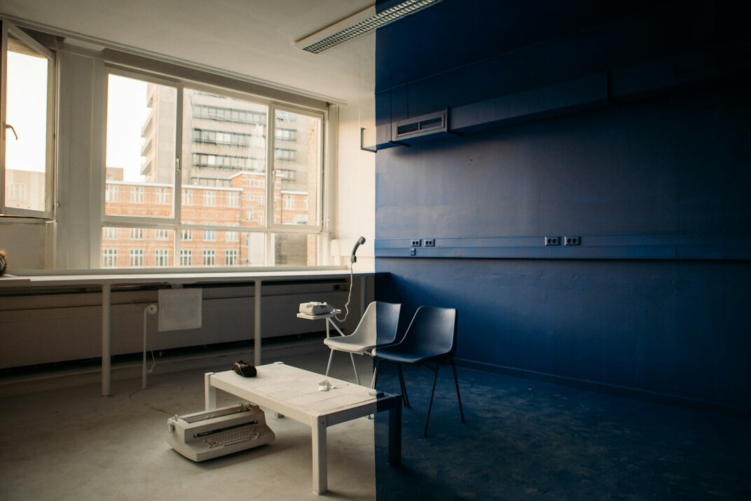 Modern office conference room in Belgium